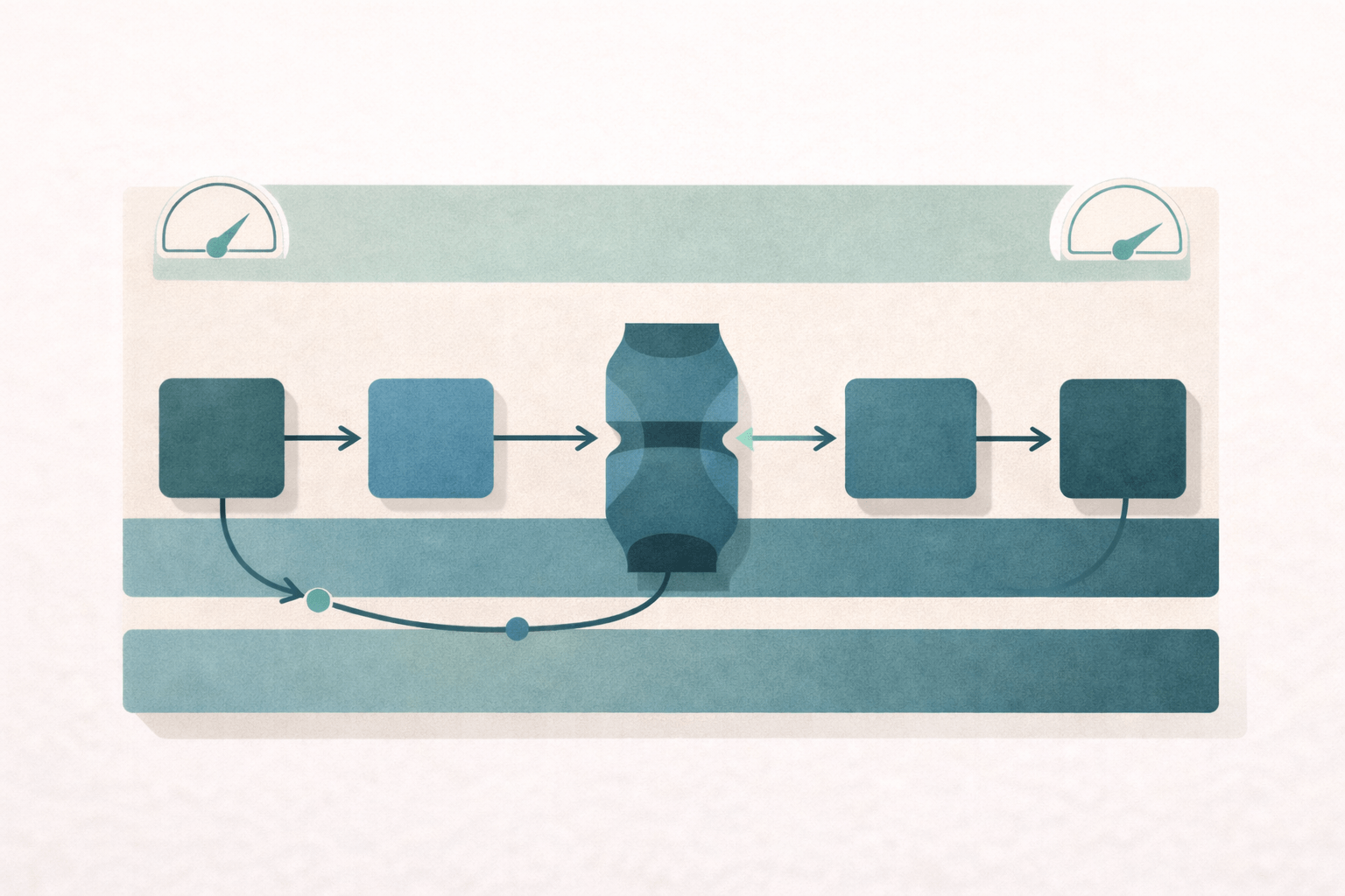 Process & Outcomes module illustration